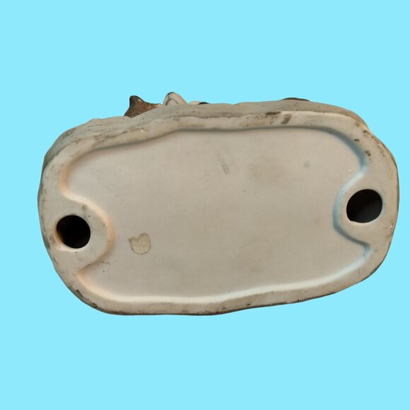 Raccoon Mother Baby  Tree Branch Ceramic Figurine Mothers Day Cottage Cabin - Picture 10 of 10